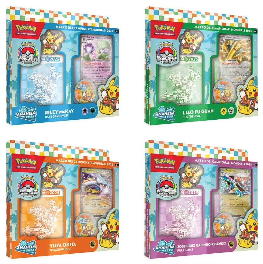Pokemon ITA World Championships Deck 2025 1pz Assortment