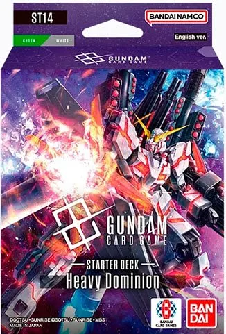Gundam ENG Card Game Heavy Dominion ST14 1 Mazzo