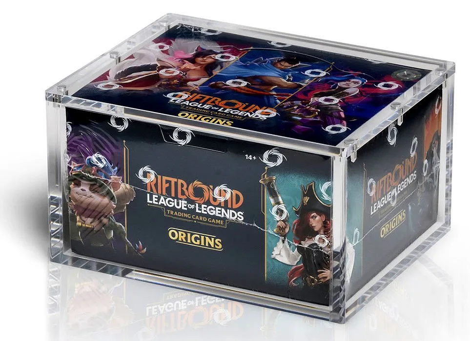 Caja Acrílica Protección Riftbound League Of Legends Box