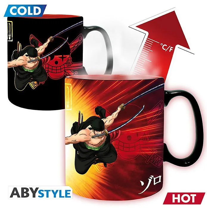 Thermochromatic Mug One Piece Zoro & Sanji