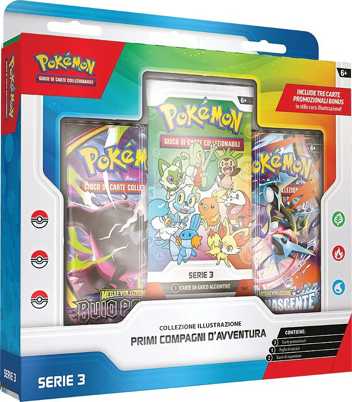 Pokemon ITA Colección Ilustración Compañeros Serie 3