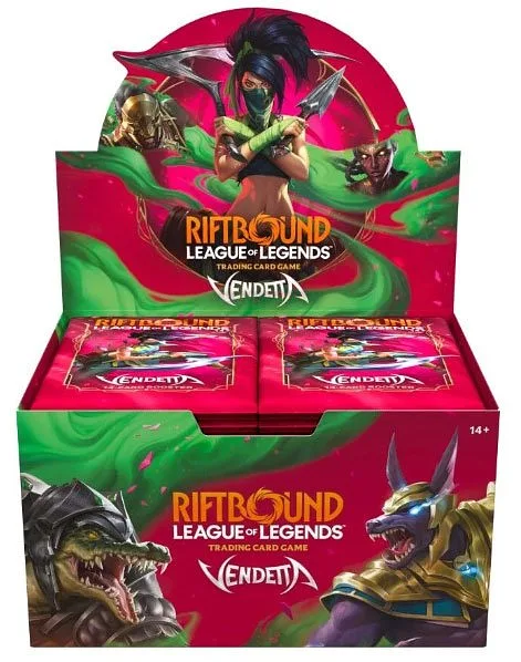 Riftbound League Of Legends ENG Vendetta Box 24 Buste