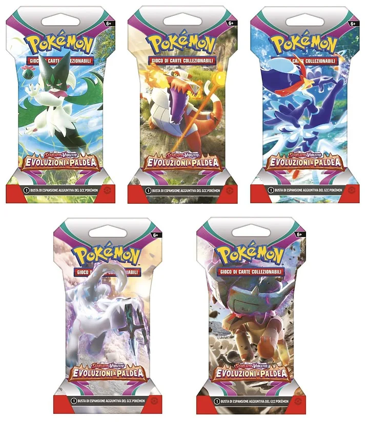 Pokemon ITA Evoluzioni a Paldea 1 Busta Blister