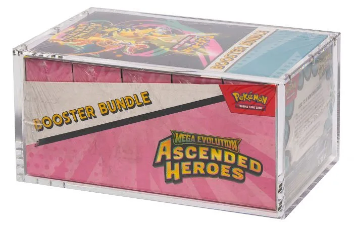 Acrylic Box Protección Pokemon Booster Bundle V2