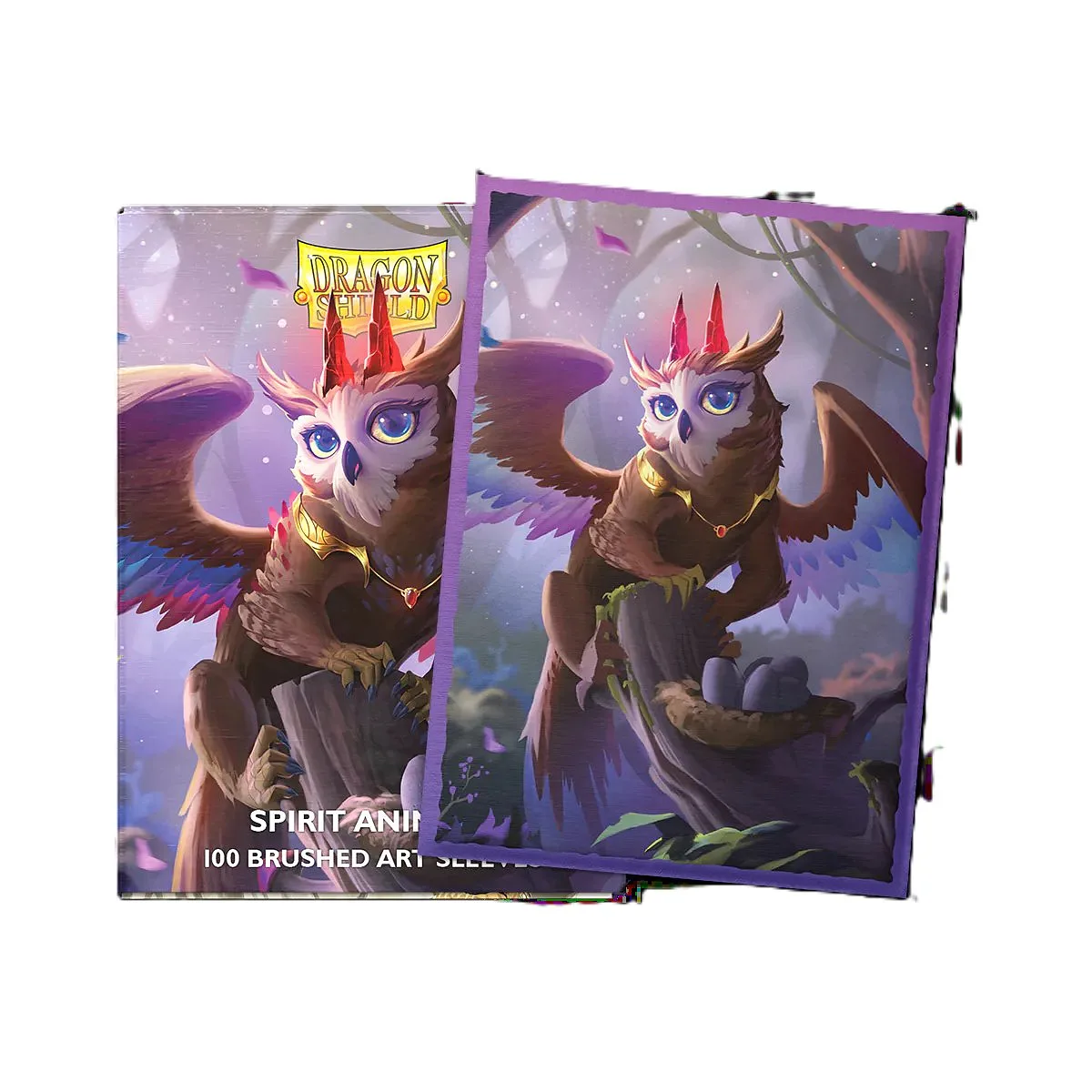 DS100 SLEEVES STANDARD MATTE DUAL ART - THE DRAGOWLIS (AT-12132)