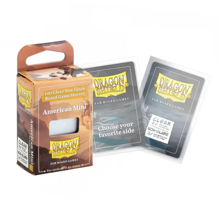 DS BOARD GAME SLEEVES - AMERICAN MINI 41X63 (100) - (AT-60201)