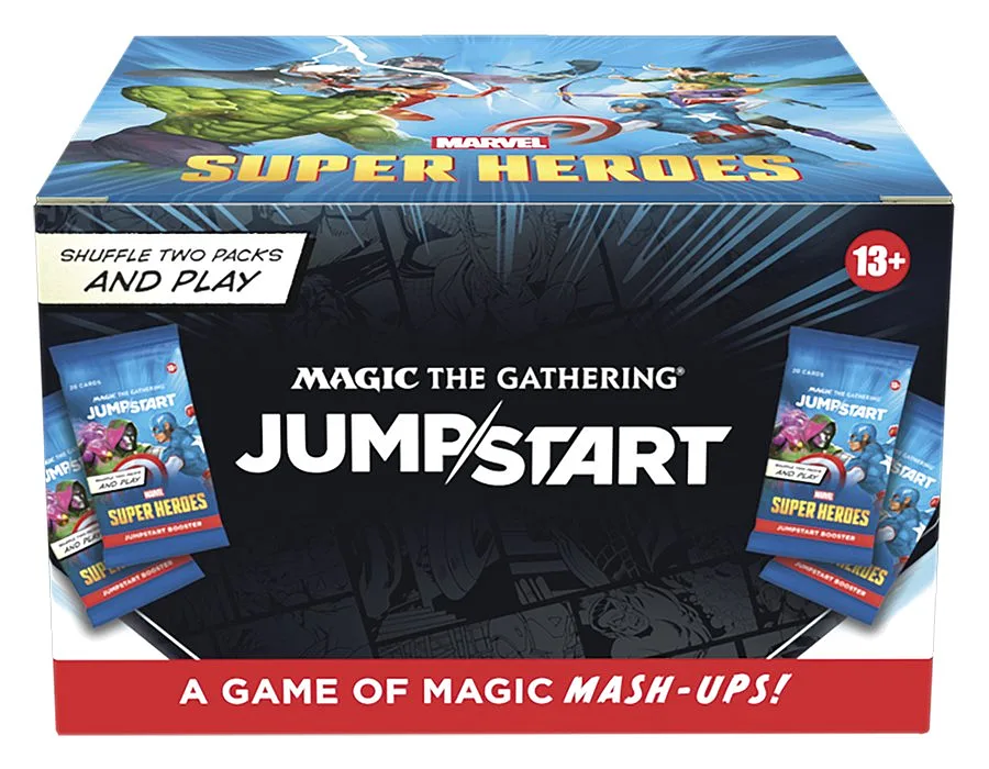 MAGIC - UNIVERSES BEYOND - MARVEL SUPERHEROES - JUMPSTART BOOSTER DISPLAY - (24 BUSTE) - INGLESE
