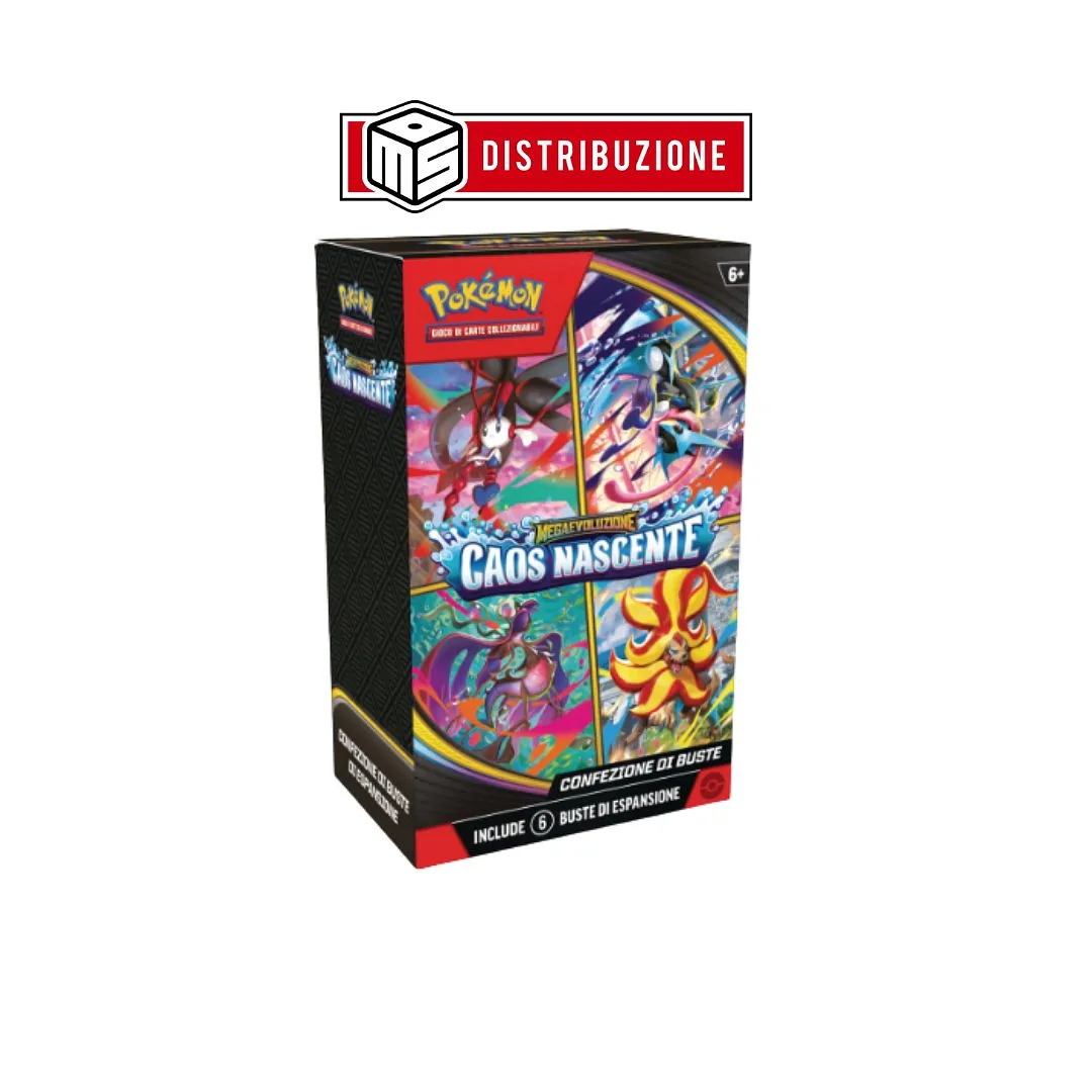 POKEMON - Mega Evolution Chaos Rising - Booster Bundle (6 packs) - (1PZ) COD: 10403