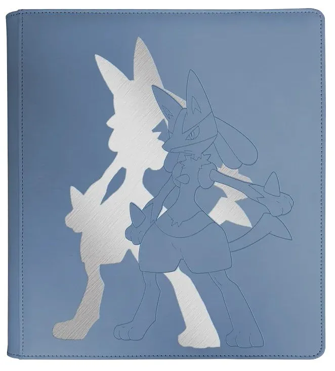 ULTRA PRO Portafolio de 9 bolsillos Zippered Pro-Binder Pokemon Lucario