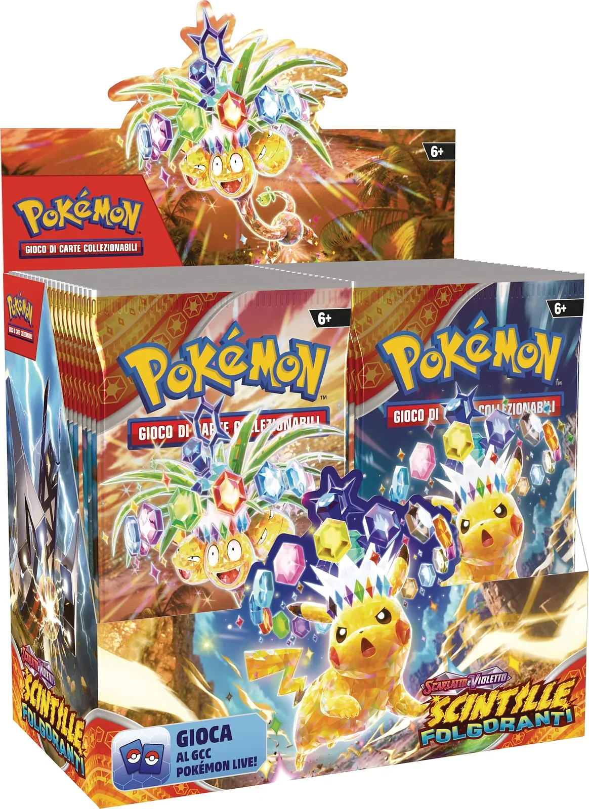 Pokémon GCC Scarlet & Violet Surging Sparks – Booster Box (36 packs) (ITA)