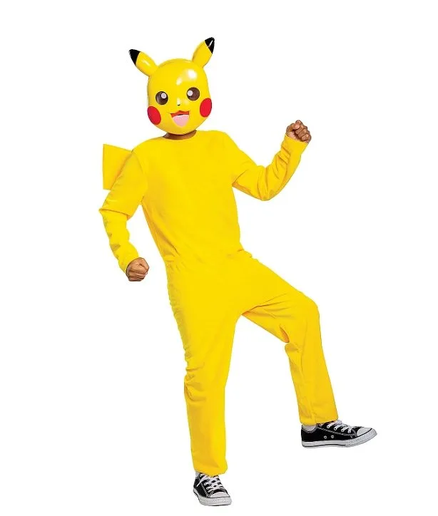 POKÉMON Costume Pikachu Pokemon Costume Clásico Amarillo S (4-6)