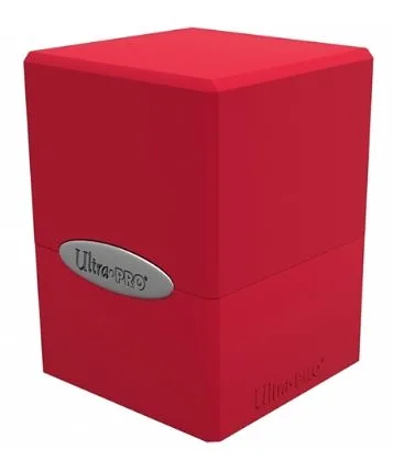 ULTRA PRO - Deck Box 100+ Satin Cube - Apple Red