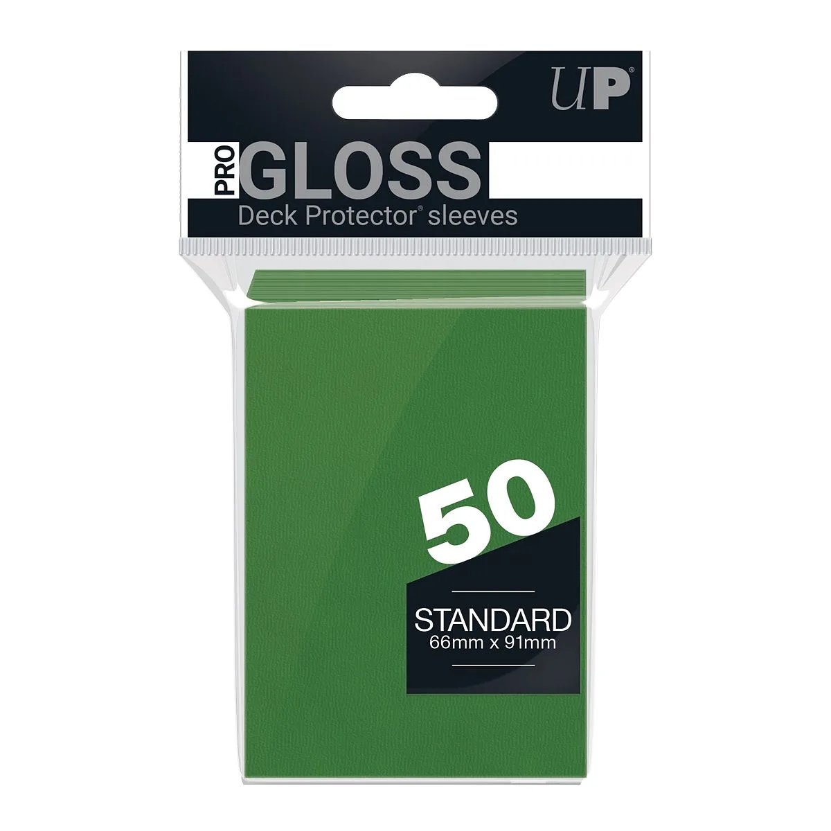 ULTRA PRO - 50 Deck Protector Sleeves Standard Pro Gloss Green