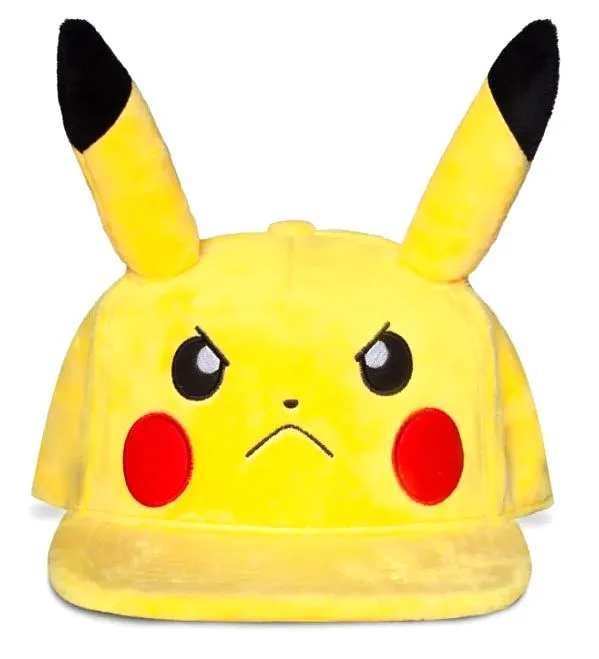Sombrero Pokemon Pikachu Mad Face Plush