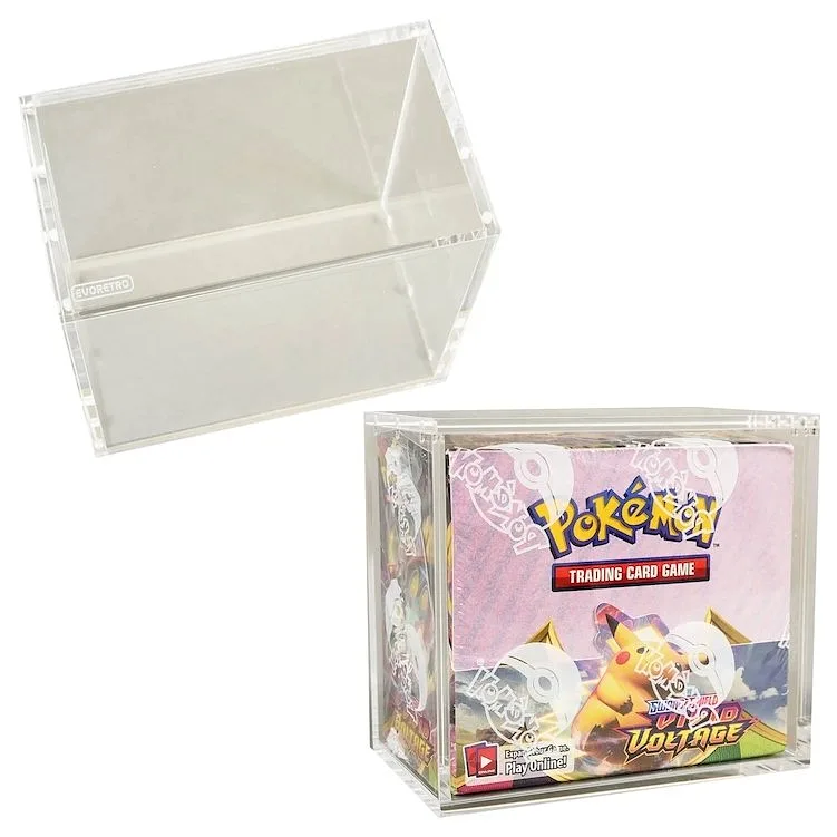 EVORETRO - Acrylic Magnetic Protector Display for 36 Boosters Pokemon 1pz
