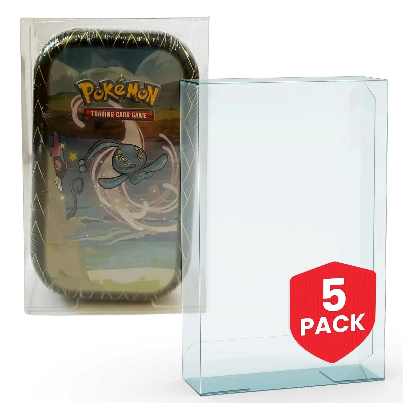 EVORETRO - PET Protector Mini Lata Pokemon 5pz