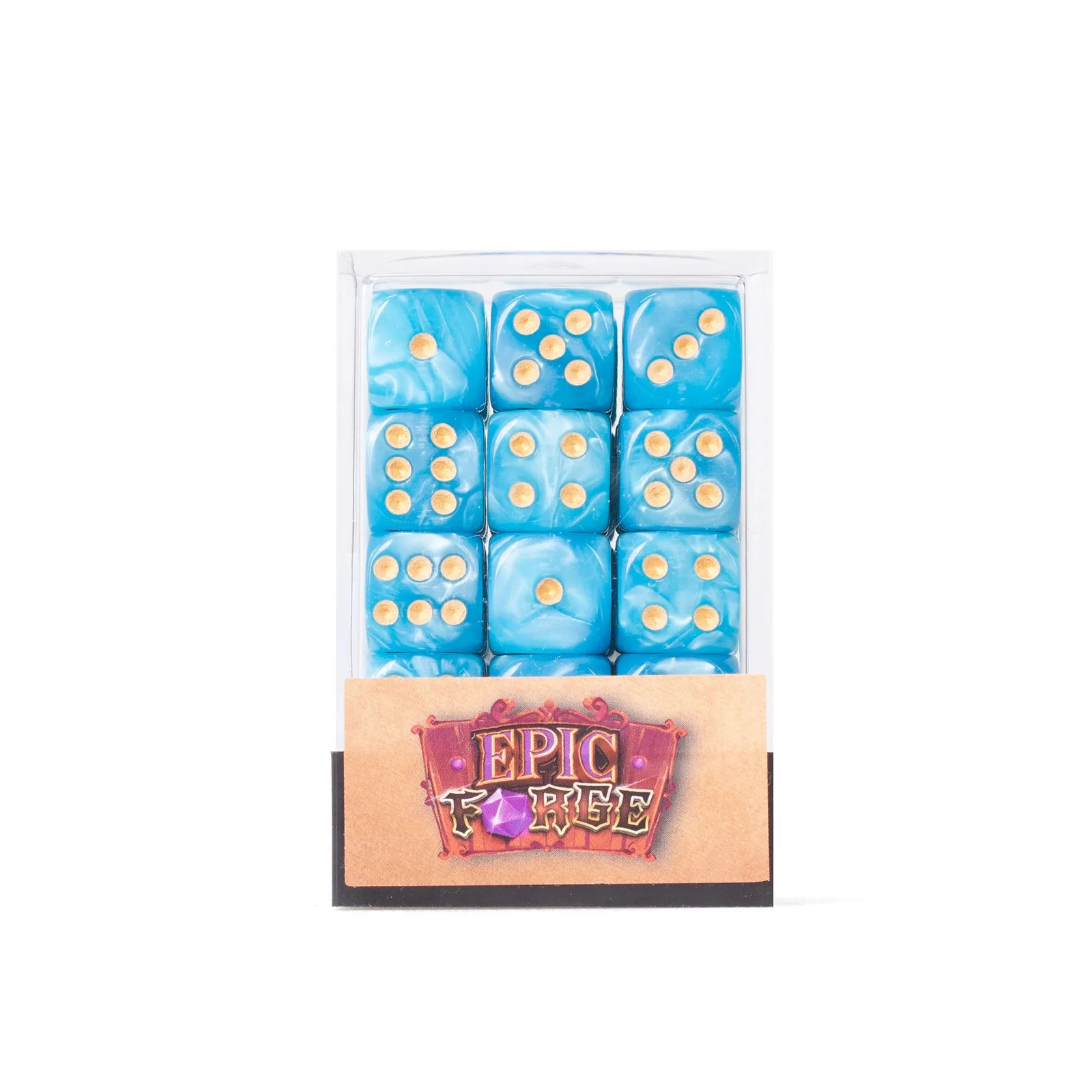 EPIC FORGE 36 dados de 6 caras - 12 mm - Azul