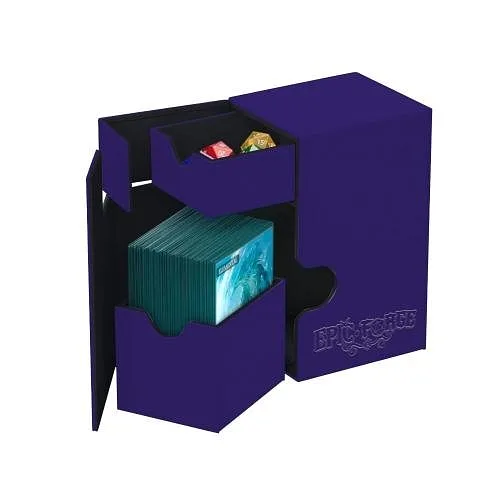 EPIC FORGE Double Deck Box for 100 Cards and Dice Storage