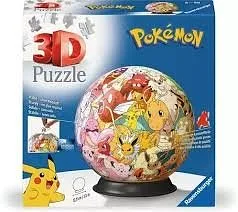 RAVENSBURGER POKEMON PuzzleBall 3D 72 pz