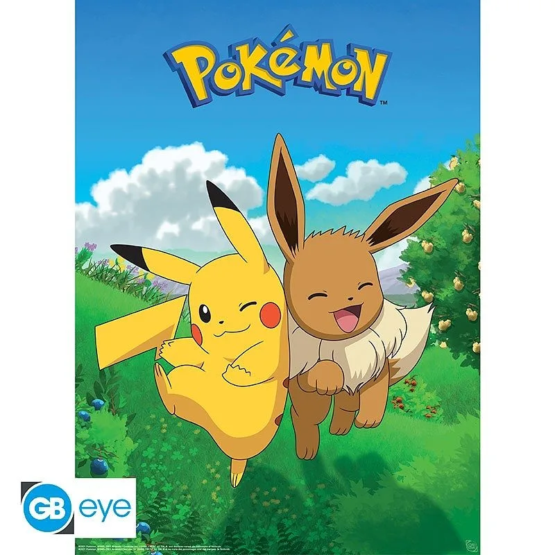 ABYSTYLE POKEMON - Set 2 Poster: "Ambientes" (52x38)
