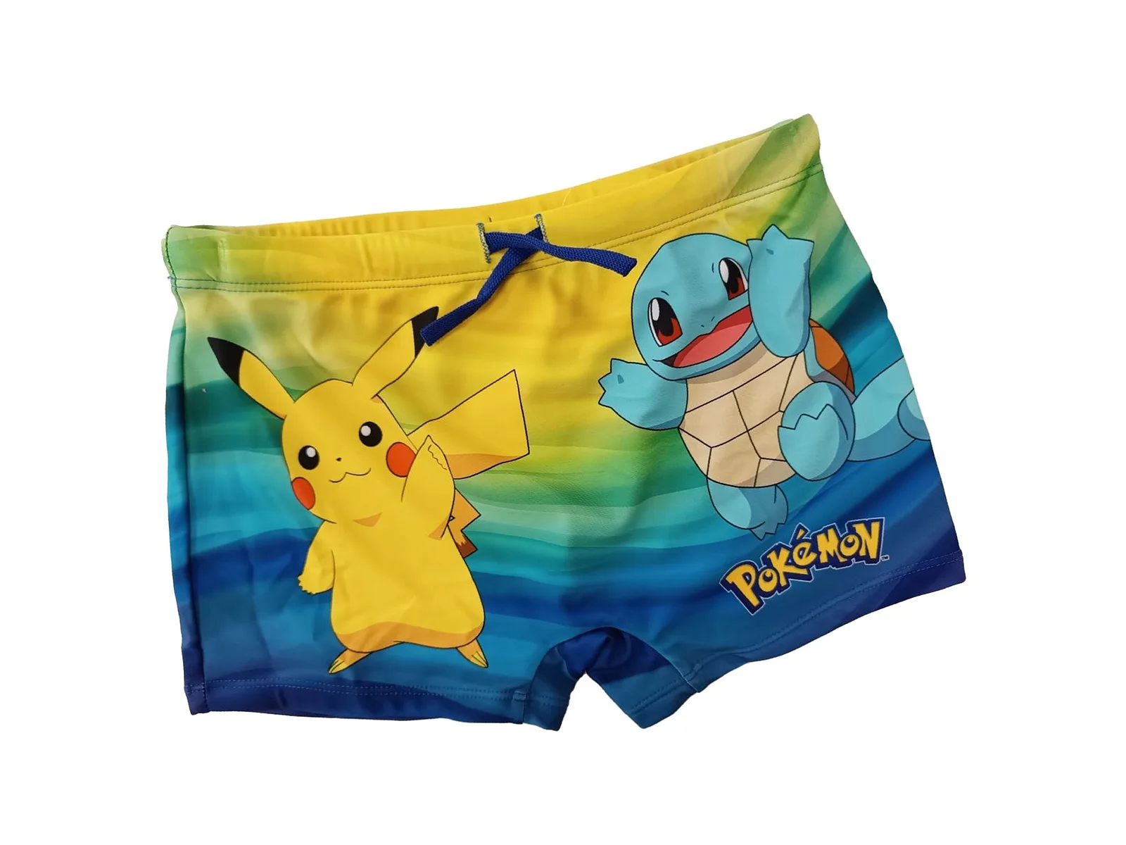 DG-PKMN-723C - POKEMON: BATHING TRUNKS BOXER PIKACHU & SQUIRTLE 10 YEARS (140cm)