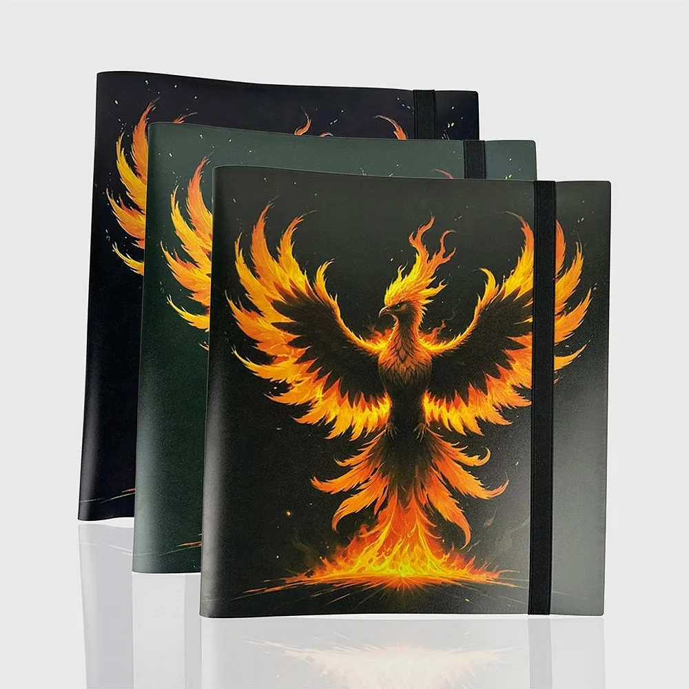 ALBUM PHOENIX SHIELD Toploader Flex 9 Bolsillos / 12 Páginas Mix de Color Phoenix