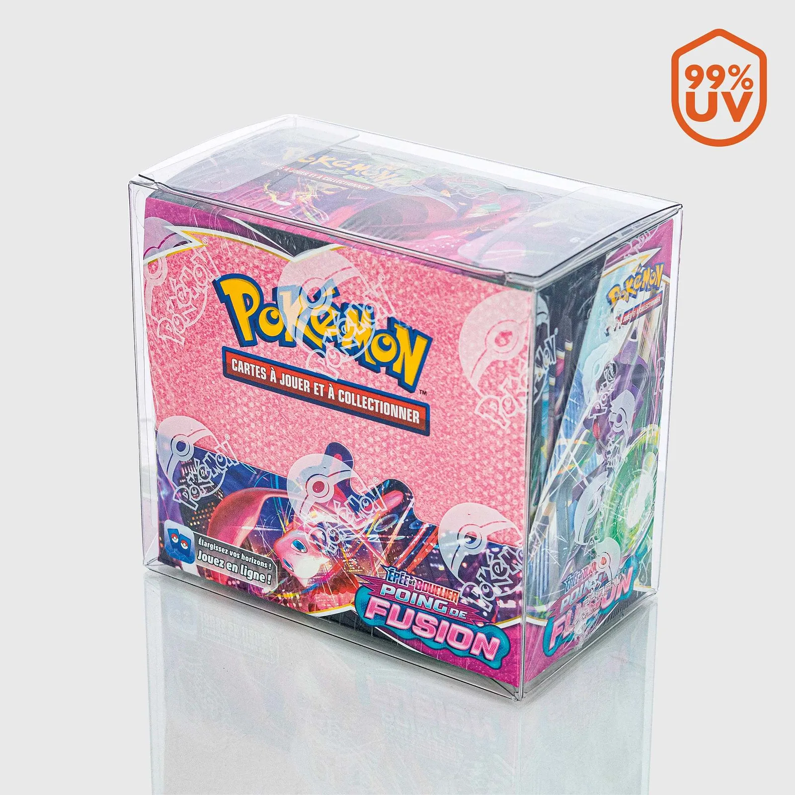 PHOENIX SHIELD Kristallbox Protec 99% UVR (X6) Pokemon Booster Box