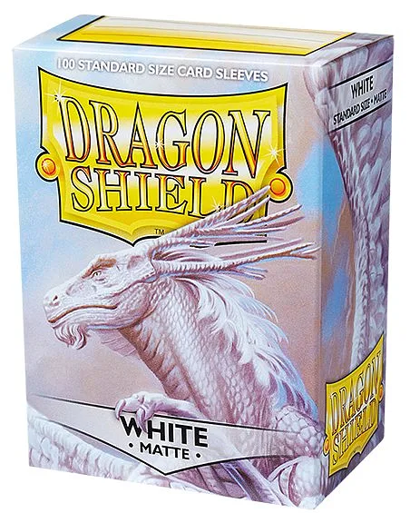 DRAGON SHIELD Fundas Estándar Mate Blanco 100pz