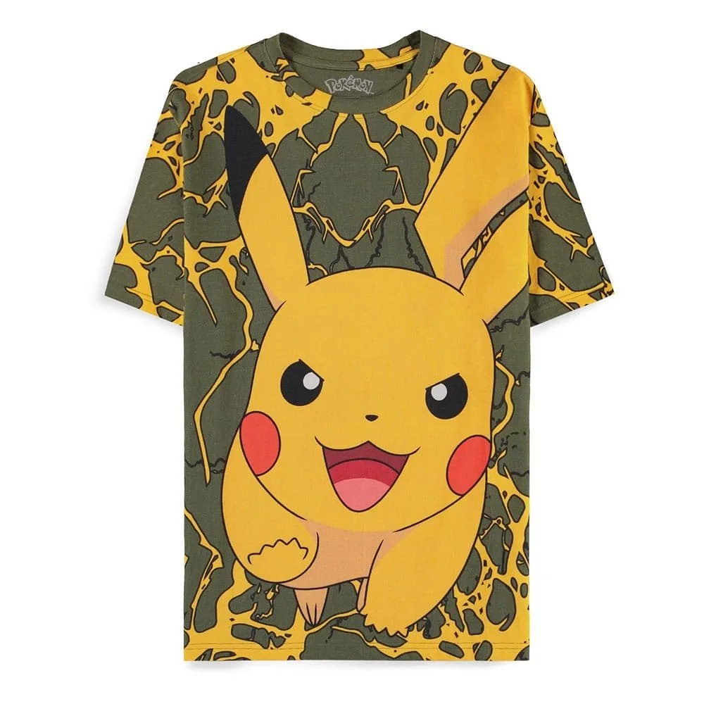 DIFUZED Pokémon - Pikachu Lightning Men's Short Sleeved T-shirt M