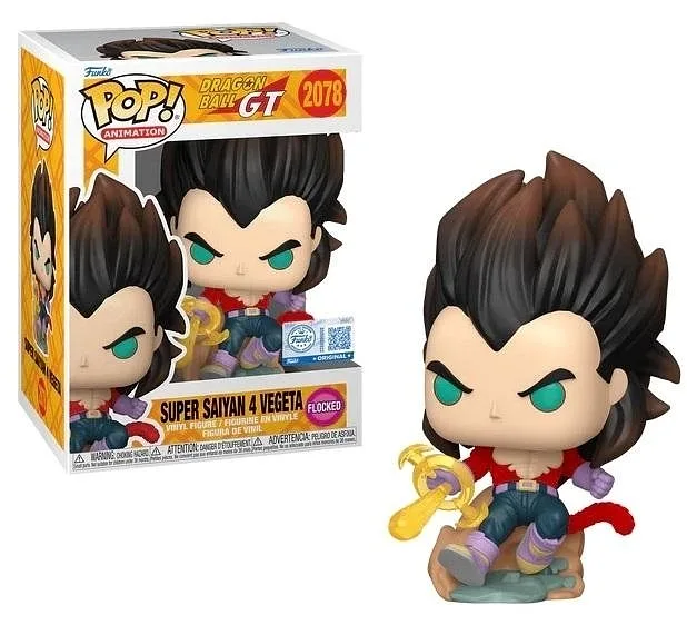 FUNKO POP Animation: Dragon Ball GT - 2078 Super Sayan 4 Vegeta (Flocked) (Exclusive) 9cm
