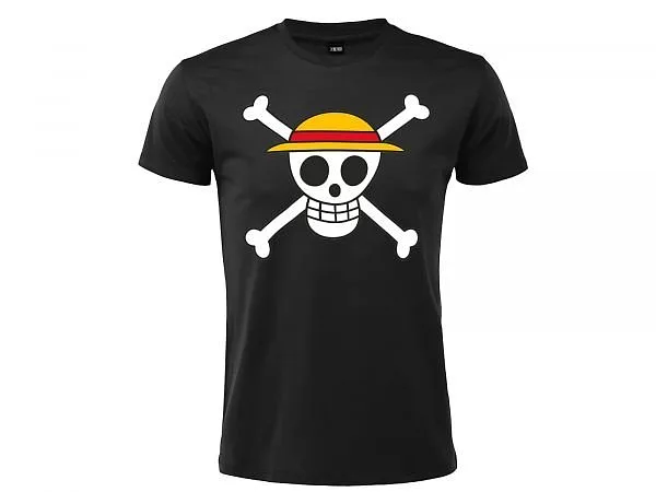 ONE PIECE : LOGO T-SHIRT NEGRA L