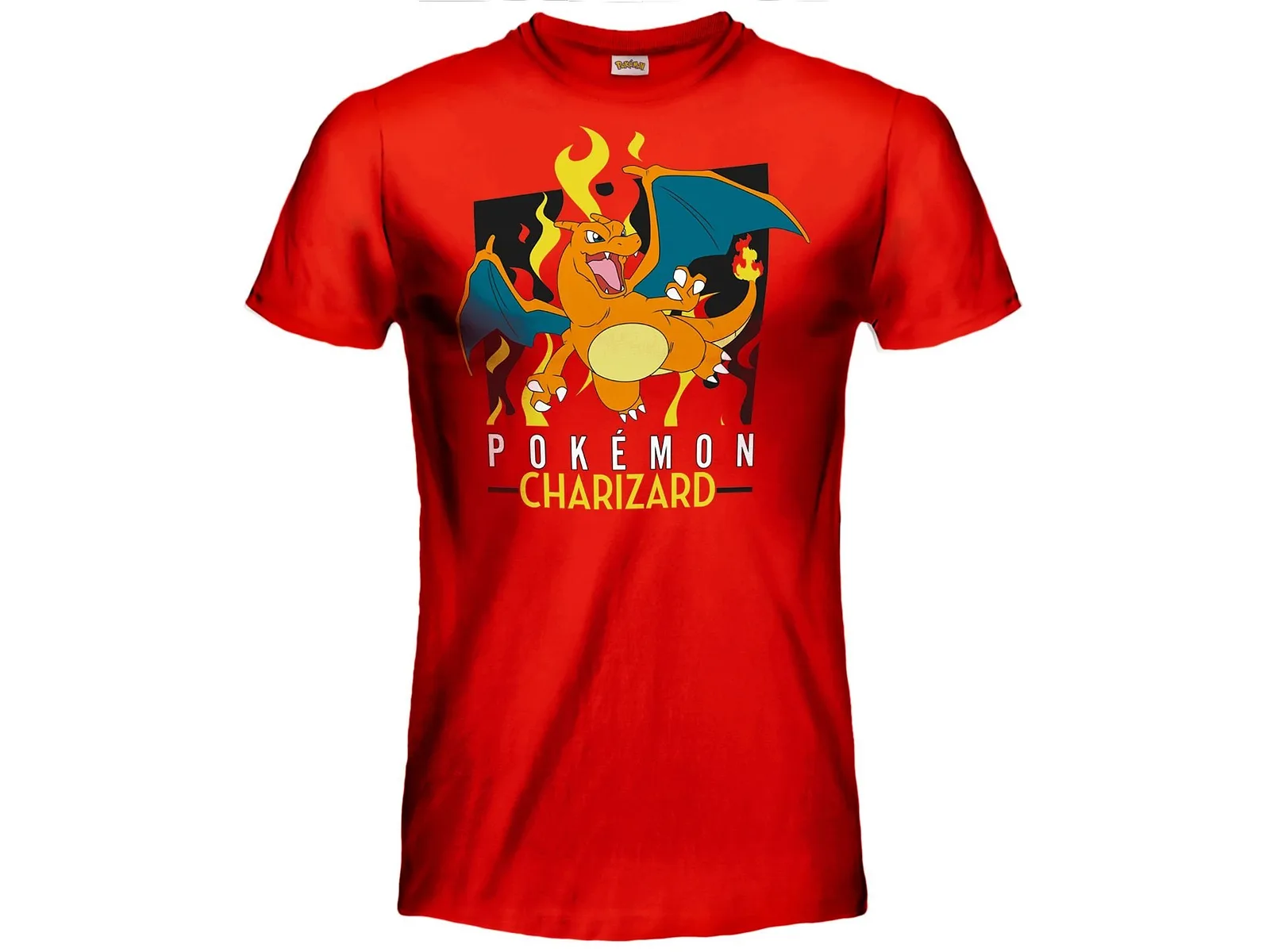 T-Shirt Pokemon - Charizard Rojo 12/13