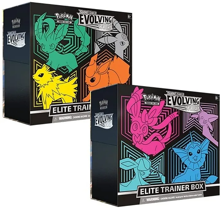 POKEMON - Elite Trainer Box Sword and Shield Evolving Skies (versione ING, minimum order 2 pieces or multiples)
