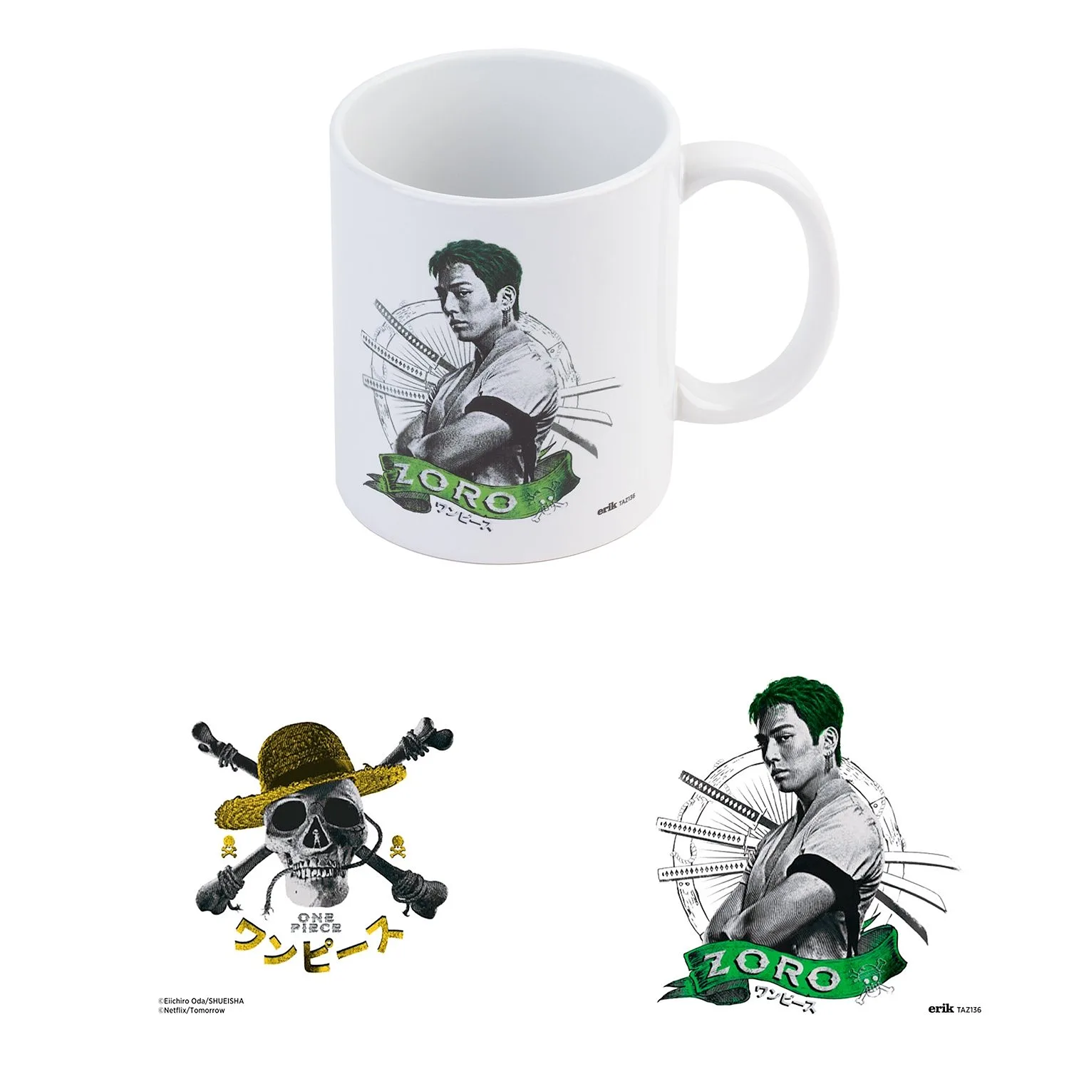 ERIK - CUP ONE PIECE NETFLIX - RORONOA ZORO