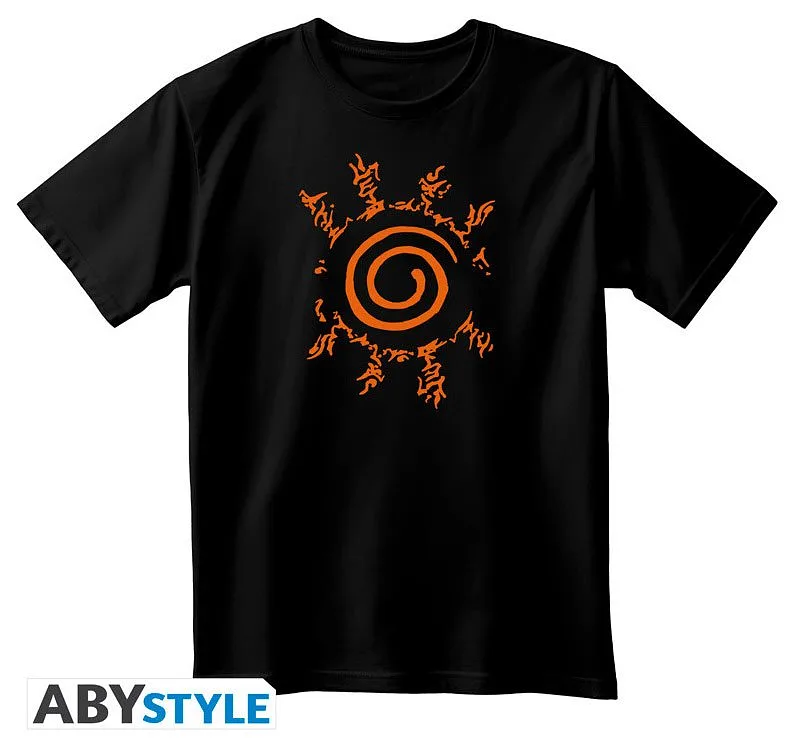 T-Shirt Naruto Shippuden Clan Uzumaki L Black