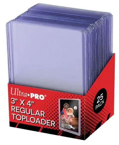 ULTRA PRO Sobres Rígidos Toploader Transparentes 25pz