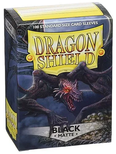 DRAGON SHIELD Standard Sleeves Matte Black 100pk