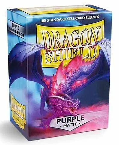 DRAGON SHIELD Fundas Estándar Mate Morado 100pz