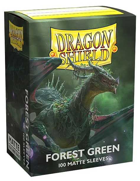 DRAGON SHIELD Standard Sleeves Matte Forest Green 100pk