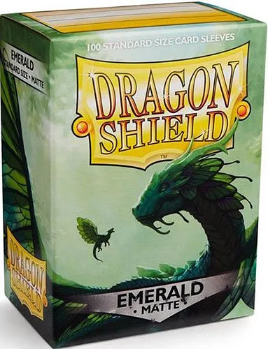 DRAGON SHIELD Fundas Estándar Mate Esmeralda 100pz