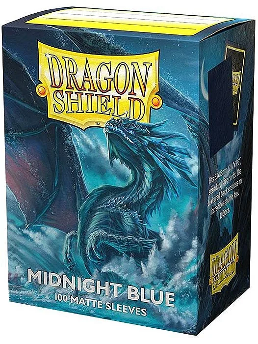 DRAGON SHIELD Standard Sleeves Matte Midnight Blue 100pk