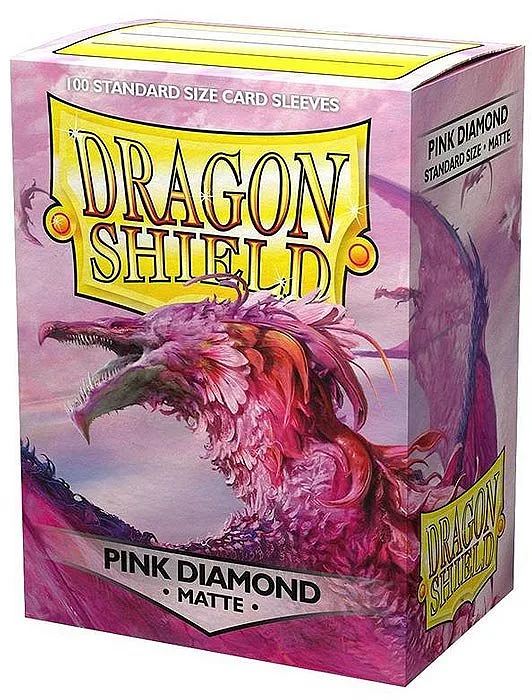 DRAGON SHIELD Fundas Estándar Mate Rosa Diamante 100pz