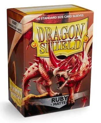 DRAGON SHIELD Standard Sleeves Matte Ruby 100pc