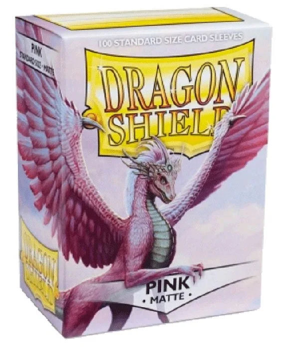 DRAGON SHIELD Standard Sleeves Matte Pink 100pk