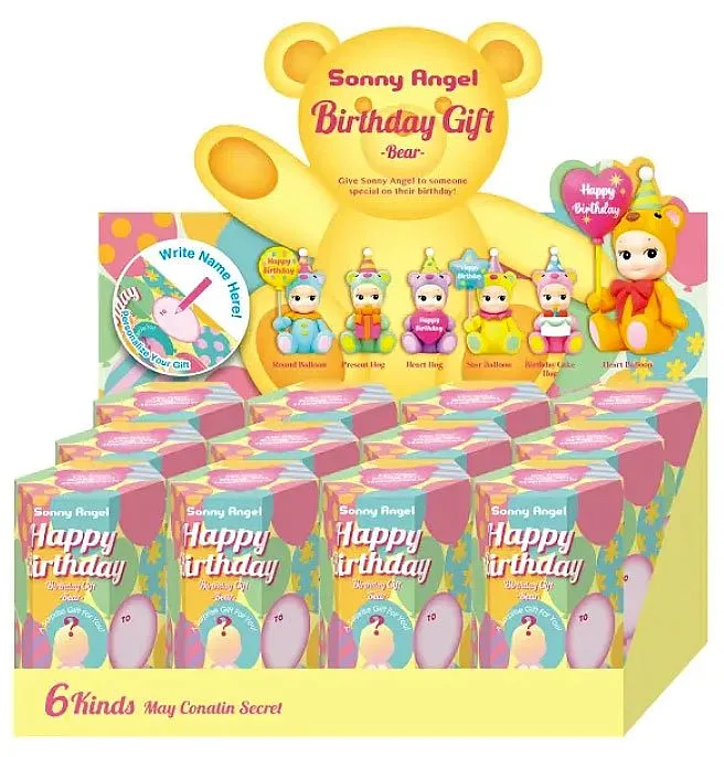 SONNY ANGEL Geburtstagsgeschenk Bär Serie 1pz Sortiment