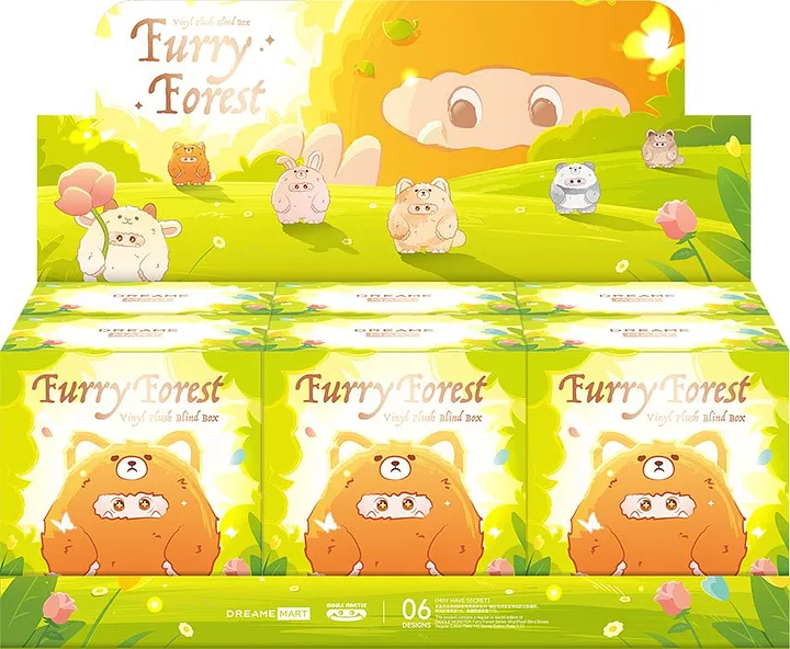 GIGGLE MONSTER V2 Furry Forest Series 2 1pz Assortimento