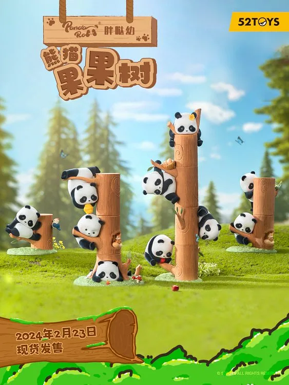 PANDA ROLL Fruit Tree Climbing Series 1pz Assortment