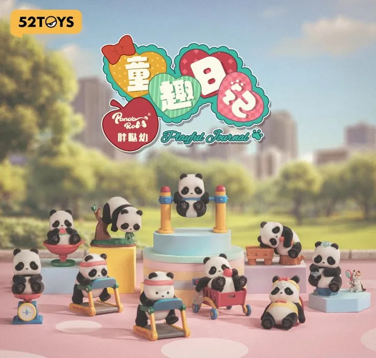 PANDA ROLL Playful Journal Series 1pz Assortment