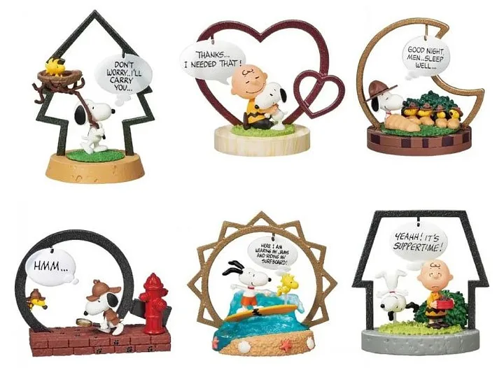 Peanuts Snoopy Frame Art Collection 1pz Assortment
