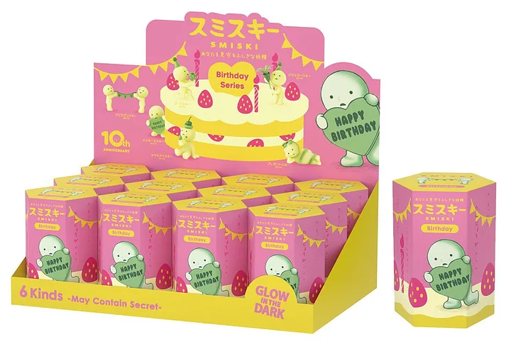SMISKI Birthday Series GLOW 1pz Assortment